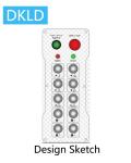 Ten- way single speed switch industrial remote control
