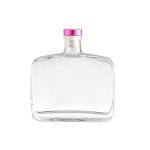 Hot Stamping Transparent Glass Whiskey Bottle 750ml 500ml 1000ml for Vodka Rum