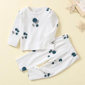 Quality Ropa de bebe nina Setsold Printed Organic Cotton New Born Newborn Toddler Girls' Clothes Baby Girls Clothing Sets wholesale