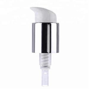 Quality Silver Aluminium Lotion Dispenser Pumps , cosmetic bottle pump 24/410 wholesale