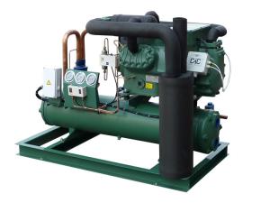 Quality 9HP Water Cooled Condensing Unit Semi Hermetic Piston Refrigeration Units wholesale