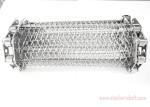 Galvanized Stainless Steel Conveyor Belt , Flat Wire Belt Argon Welding