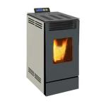 Cast Iron Wood Pellet Stove 50Hz 230V 20KG Hopper Capacity