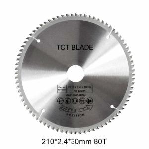 Quality 6600RPM TCT Circular Saw Blade 80T , Multi Functions Rotation Cutting Tools wholesale