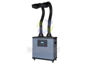 Quality Digital Display Industrial Fume Extractor with Double Fume Extraction Tube 60 dB wholesale