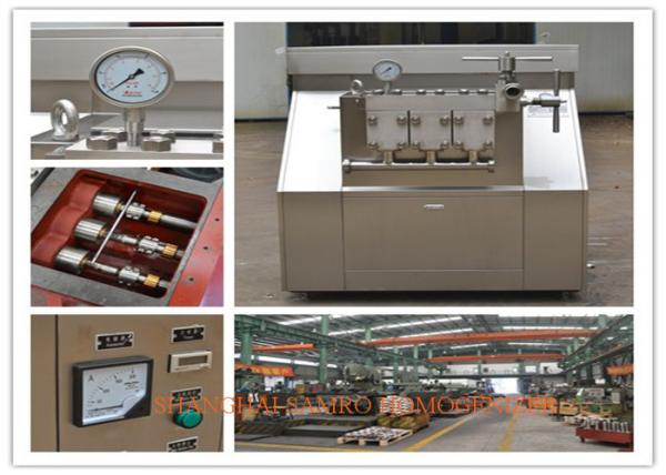 SUS304 Stainless Steel Shell Two Stage Mechanical Homogenizer Industrial