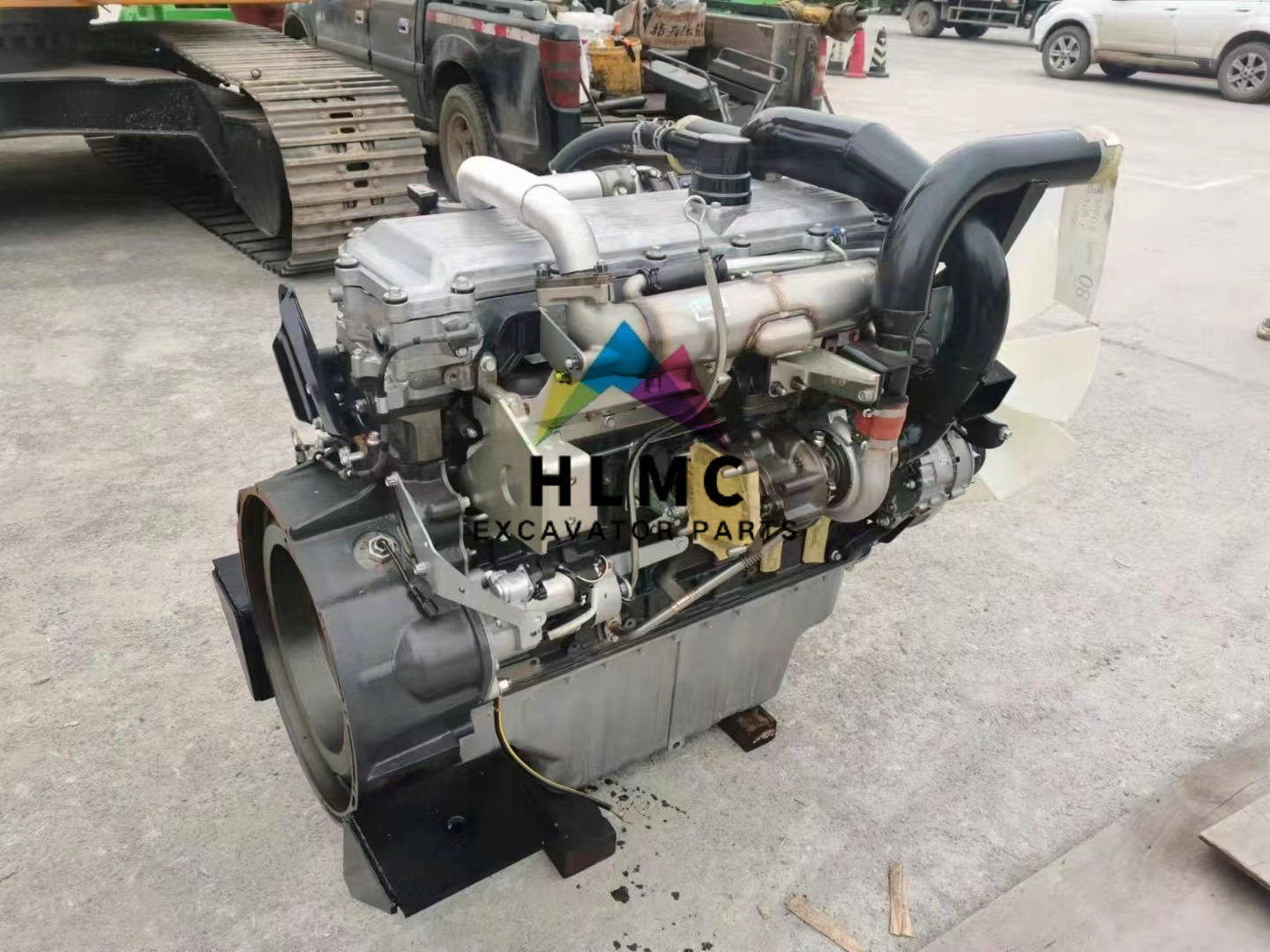 Diesel Motor Excavator Engine Parts 6M60-TLC3A Mitsubishi 6M60 Engine Assembly