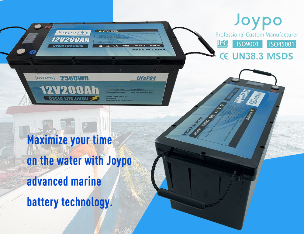 Fishing Boat Marine Waterproof 12V Lithium Battery 50Ah 100Ah 200Ah 300Ah