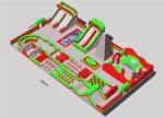 Fire - Retardant Kids Blow Up Amusement Park 18oz Commercial PVC Material