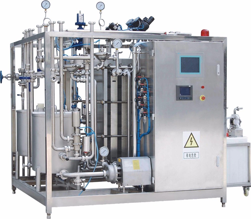 Full Automatic Milk Pasteurization Equipment SUS316L Plate type