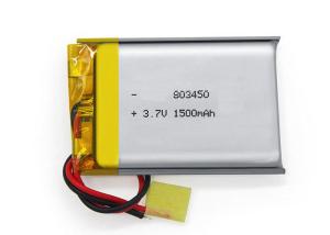 Quality Best Lipo 3.7V 1500mAh 803450 Rechargeable Lithium Polymer Battery wholesale