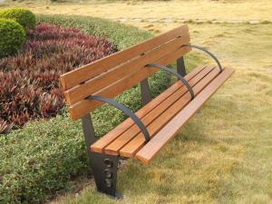 Quality China LFurniture Metal Frame Wooden Bench with Back Plans-13 wholesale