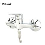 Polished 500000 Cycles Bathroom Hot And Cold Water Mixer