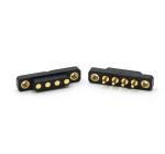 4 Pin Spring Loaded Electrical Connectors Male And Female Pogo Pins Connector