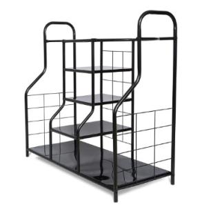 Quality 4 Shelves Stable Golf Organizer Rack 111*36*101cm Golf Bag Storage Organizer wholesale