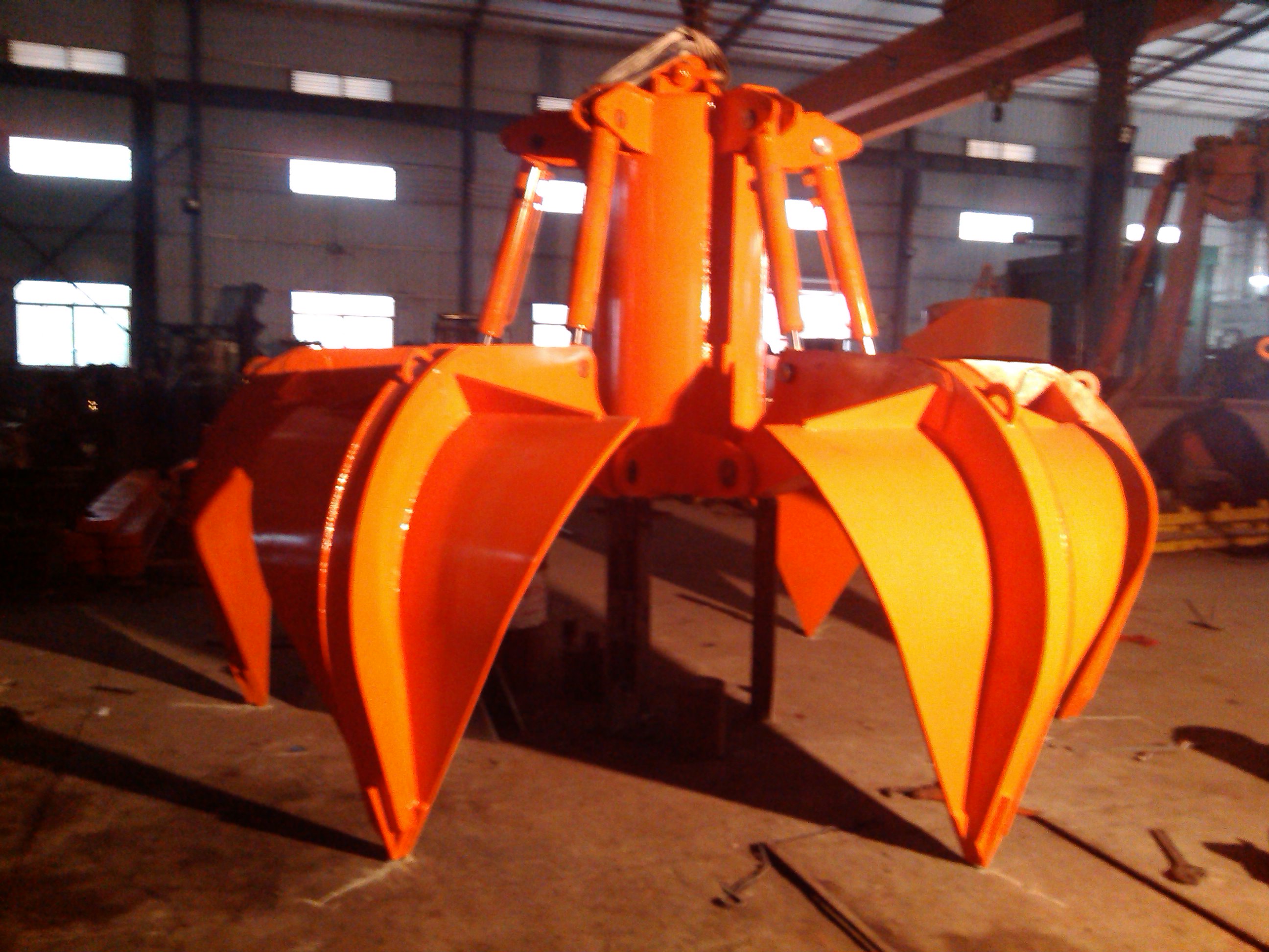 5 Cubic Meter Capacity Hydraulic Grapple Scrap Bucket for Orange Peel Grapple Excavator