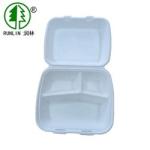 Biodegradable 7inch environmental protection bagasse pulp round plate