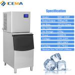 Cold Drinks Ice Cube Making Machine 500KG/Day For Bars Restaurants Food Shops