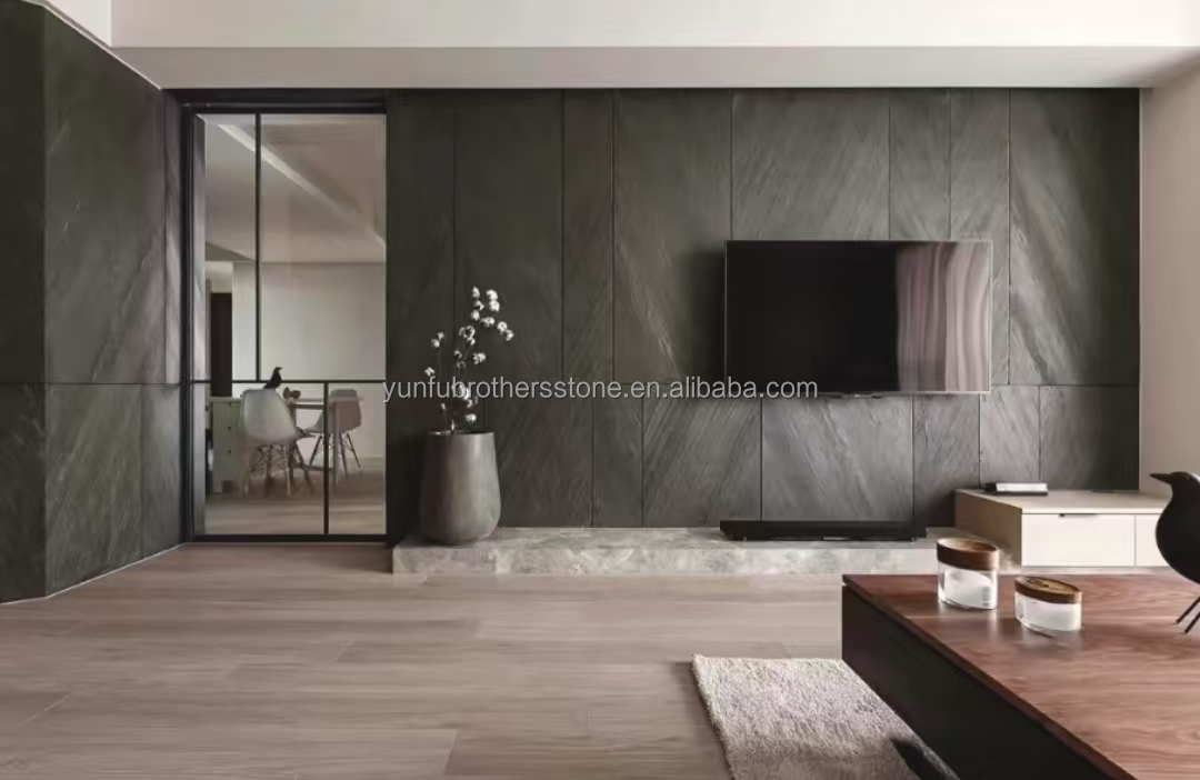 Ultra-Thin Natural Stone Veneer Sheet Wall Tiles for Modern Hotel Interior Design