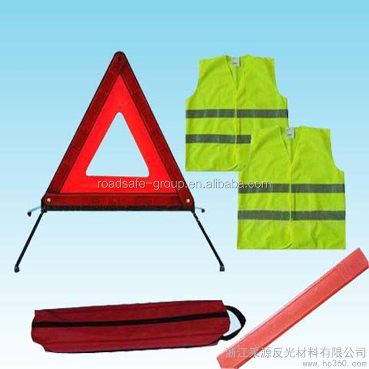 PMAA Reflective Warning Triangle Car Emergency Roadside Triangles With Lights