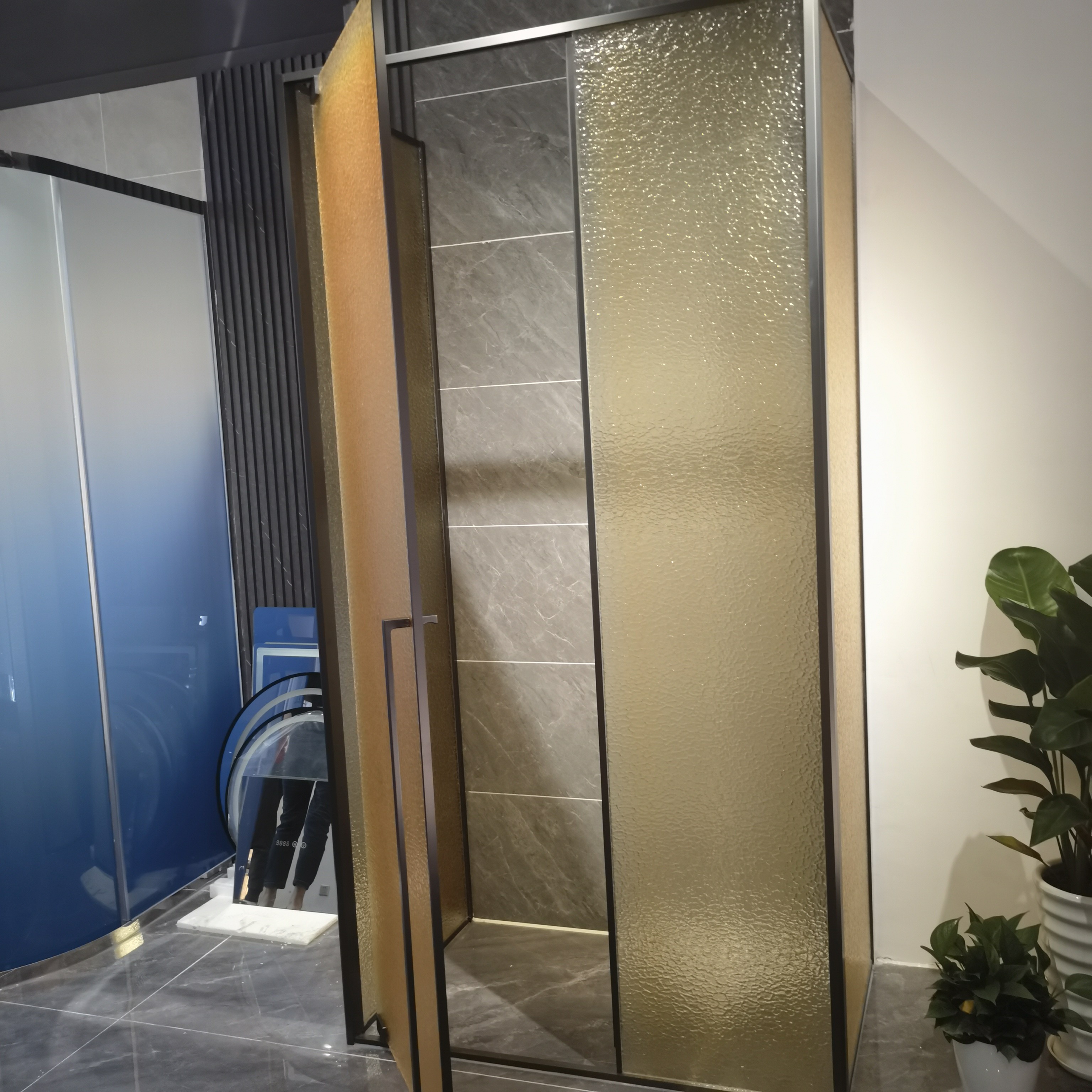 Clear Colored EVA PVB SGP Laminated Art Glass For Bathroom Shower Door