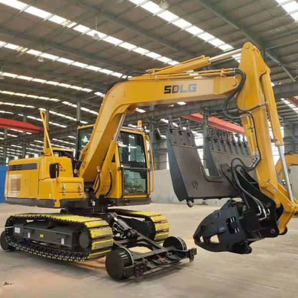 Customizable Crawler Excavator Machines For Changing Sleepers / Railway