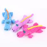 Realistic Cartoon Crocodile Plush Dog Pet Toys Fabric Squeaky Cute