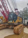 55 Ton Used Large Crawler Crane Yellow Reliable Operation For All Pavement