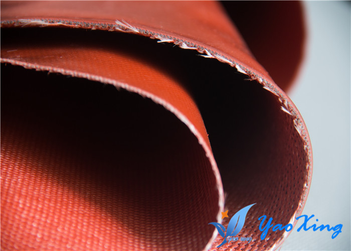 1.5mm Fireproof Silicone Coated Fiberglass Fabric One Side And Double Sides