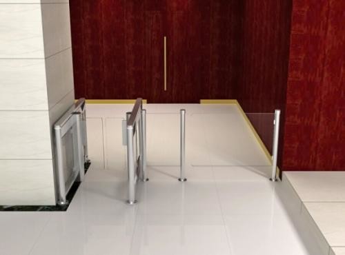 SS304 Bidirectional RFID Access Control Turnstile Gate