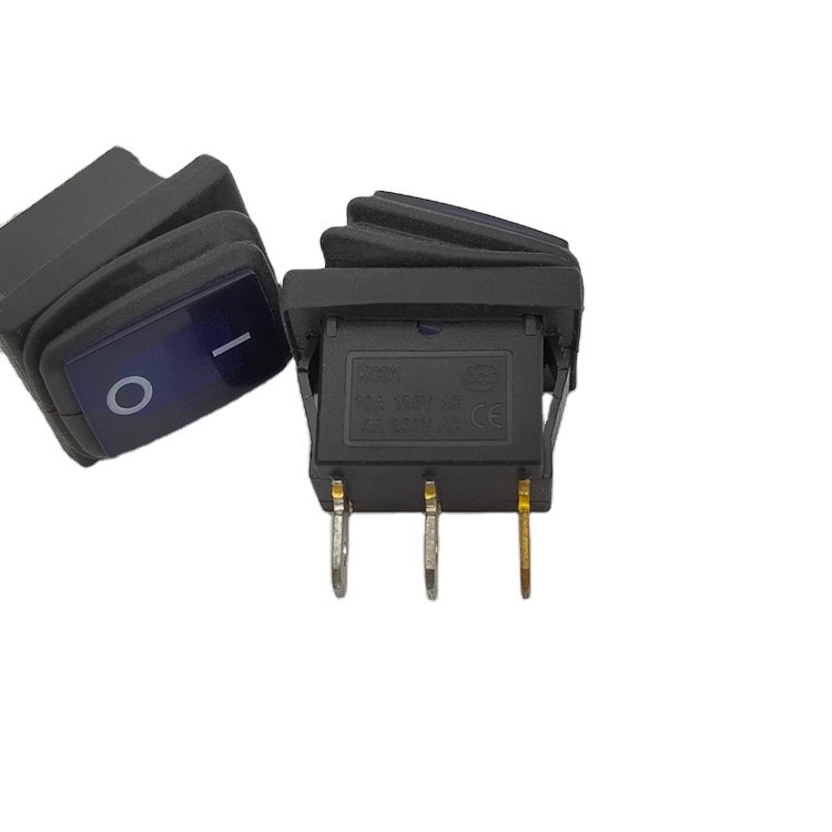 Rocker Switch 3 Pin SPST ON OFF Car Dashboard Marine Boat Switch