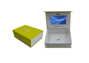 Quality Rechargeable Battery Video Brochure Box 1200Mah 512MB Memory wholesale