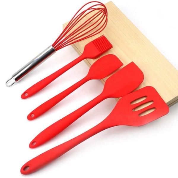 Baking Silicone Kitchen Tool Set For Easy Handing Storage Soft Cooking