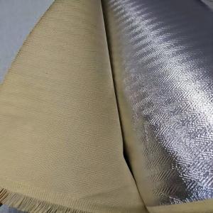 Quality Herringbone Weaving 100% Para Aramid Aluminized Fabric wholesale