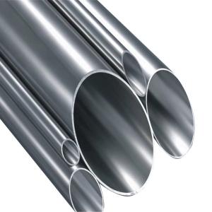 China AISI SUS 304 Stainless Steel Pipe Decorative SS Round Tube Welded on sale