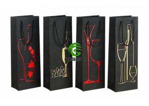 Quality Multiple Style Retail Shop Bags For Wedding Wine Packaging Coated Paper Material wholesale