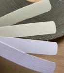 0.6mm 1 Mm Wood Grain PVC White Colored Furniture Edge Banding