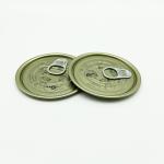EOE Food Grade Tin Can Lids Plain Gold Color Round Shaped TFS Material