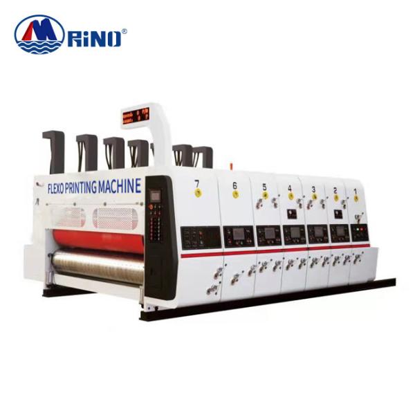 Cheap Carton Box Flexo High Speed Flexographic Printing Machine 380V 45KW for sale