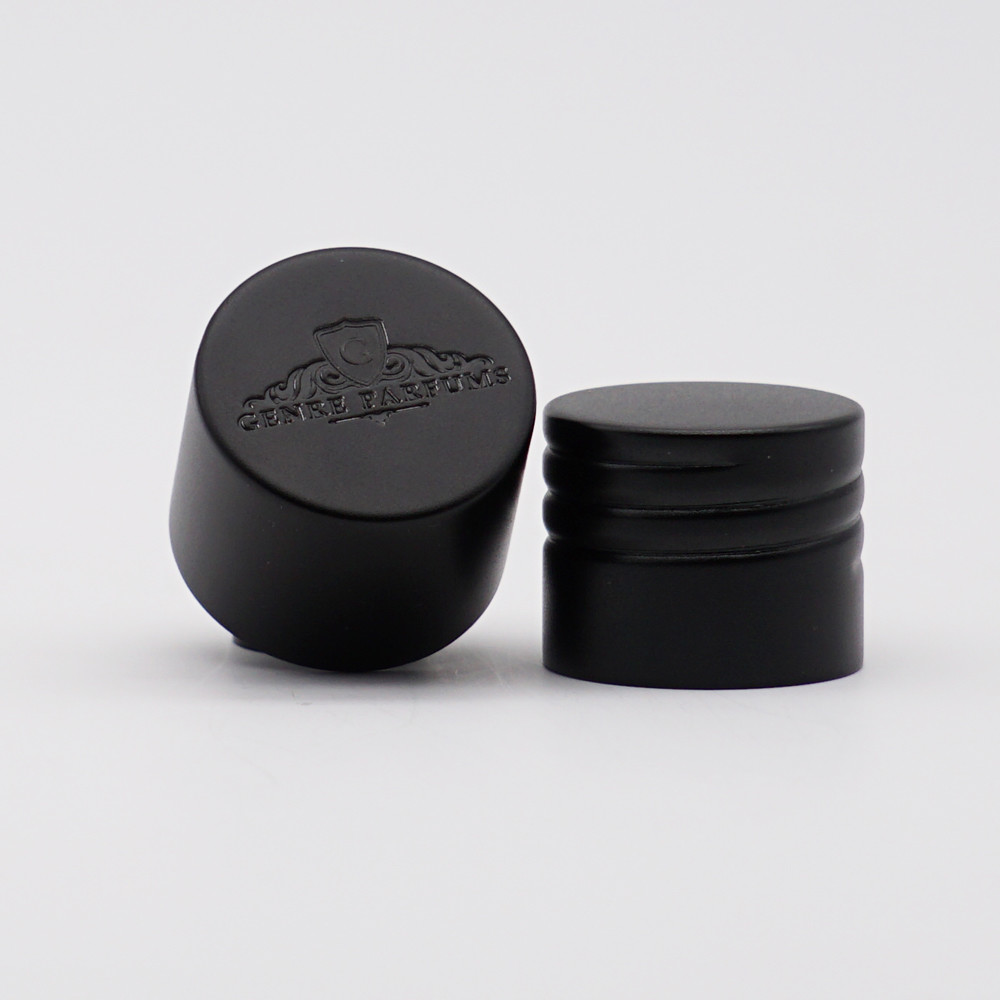 24mm Magnetic Black Perfume Bottle Lid Push Pull type