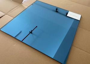 Quality SGCC Apartment Buildings 5mm Blue Tinted Tempered Glass Panel wholesale