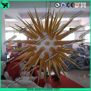 Quality Golden Inflatable Star With LED Light/Festival Event Decoration Inflatable wholesale
