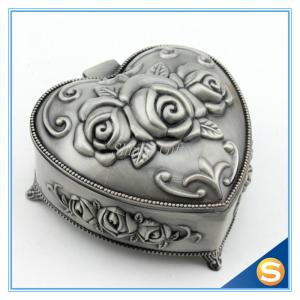 Quality Simple Wholesale Custom Vintage Jewelry Box in Metal wholesale