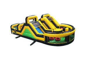 Quality Outdoor Commercial Obstacle Course , Customized Adult Inflatable Assault Course wholesale