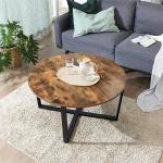 Round Coffee Table For Sale, Industrial Coffee Table, Living Room Furniture,