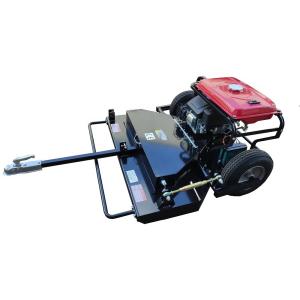 Quality 1500W Single Cylinder Flail Offset Finish Mower 3600RPM Gasoline Self Powered wholesale