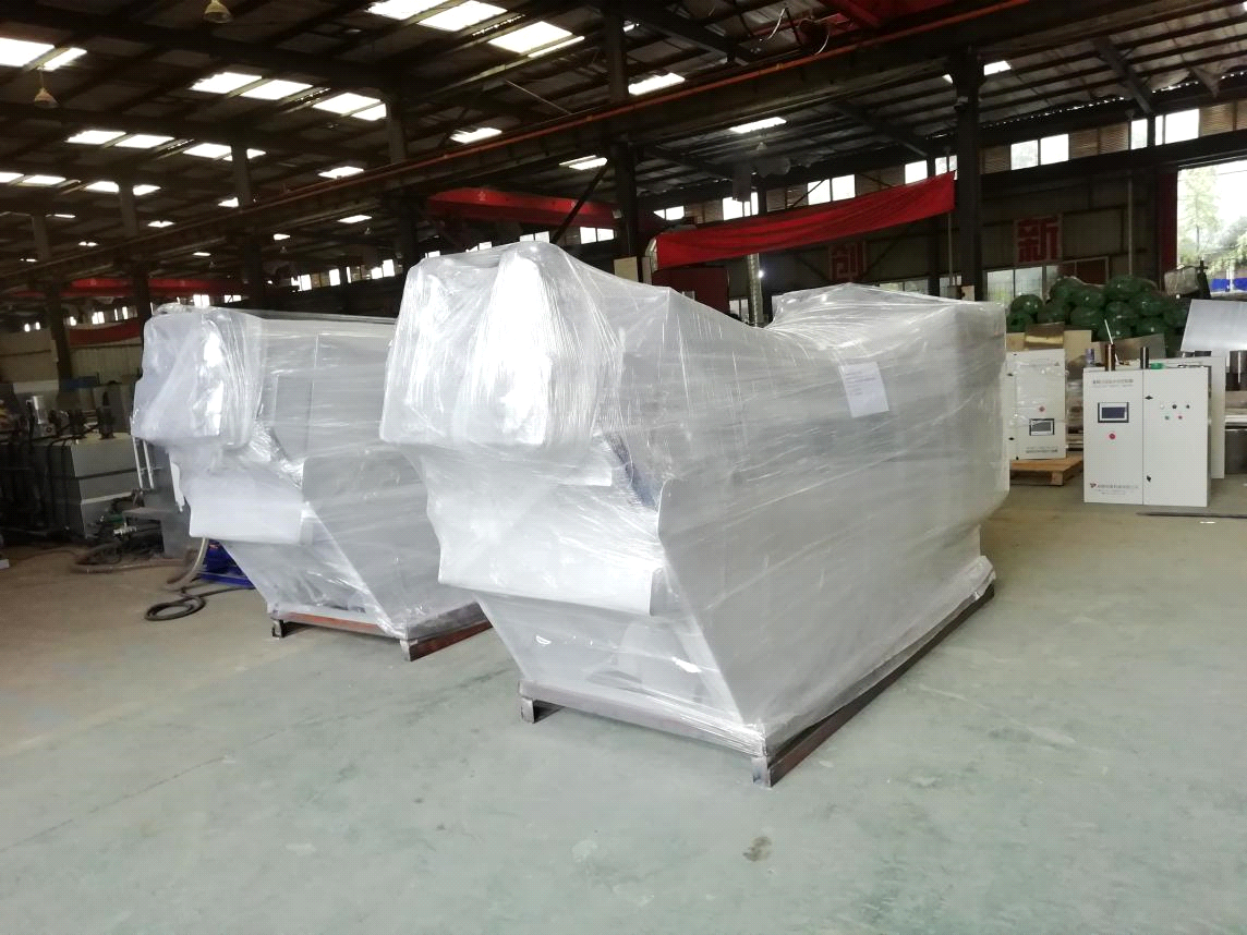100L/Hour TPDL Volute Screw Sludge Dewatering System for Biological Sludge Treatment