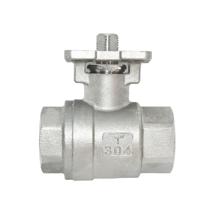 Factory Direct DN15 2PC Threaded Ball Valve with High Platform