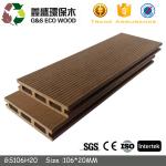 UV Resistance WPC Hollow Decking Swimming Pool Anti Slip Wood Plastic Composite