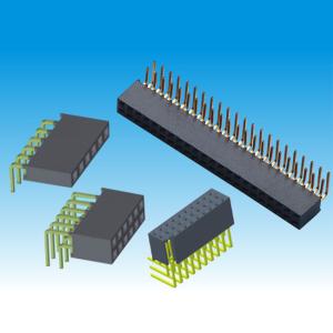 Quality 2.0 mm Pitch H 6.35 Dual Row Female Header Connector Right Angle wholesale